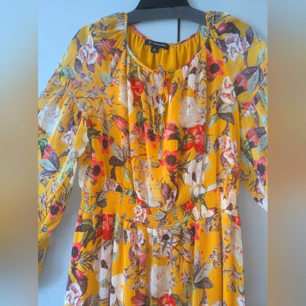 NWOT Silky Gathered Waist dress 💛🍁💛🍁